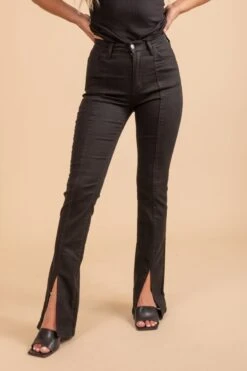 Keep It Cool Black Bootcut Jeans