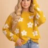 Picking Sunflowers Print Sweater -Outlet Bella Ella Boutique Store 1 76343ee8 8158 4b1f bcf5 ff5abb841da2 5000x