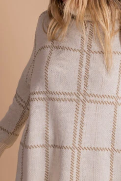 Perfect Illusion Plaid Long Sleeve Sweater - Off White -Outlet Bella Ella Boutique Store 1 8607ee18 cd74 4dd5 84c9 86b9ac25e37f 5000x