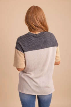 Casual Friday Ribbed Color Block Top -Outlet Bella Ella Boutique Store 2 0da8a8d8 ad30 4b08 aa5a 53a74b0051b7 5000x