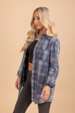 Be Who You Are Blue Plaid Top -Outlet Bella Ella Boutique Store 2 25044496 d34a 4e38 bc95 f979681cecfd 5000x