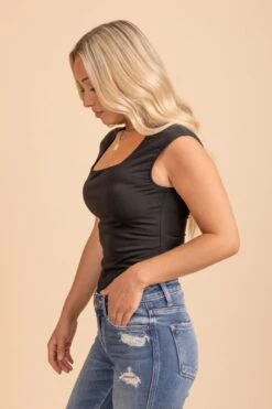 Do It For You Black Square Neck Bodysuit -Outlet Bella Ella Boutique Store 2 c8dec9c3 bb96 4da2 a0b0 79845ada07aa 5000x