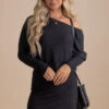 Time Stands Still Off Shoulder Mini Dress - Black 2 Time Stands Still Off Shoulder Mini Dress - Black -Outlet Bella Ella Boutique Store 2 d073e650 a52a 455f acec cd1f1af83549 5000x