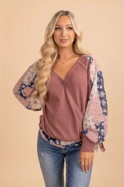 Marigold Medley Faux Wrap Top