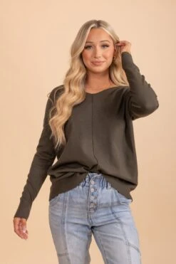 Live In The Moment V-Neck Sweater