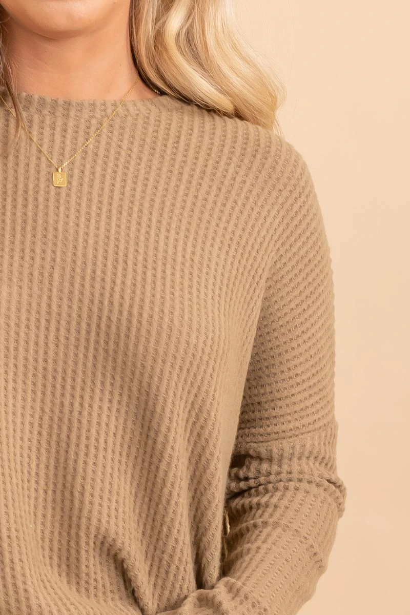 Beautiful Thinking Waffle Knit Top 13 Beautiful Thinking Waffle Knit Top - Image 11