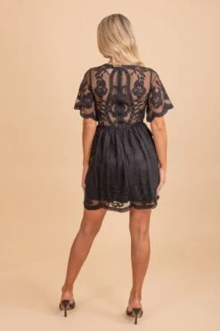 Eyes On Me Black Lace Mini Dress -Outlet Bella Ella Boutique Store 3 92f688d5 ca6d 4635 aef3 97e1ebe03cee 5000x