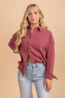 Make It Yours Button Up Top