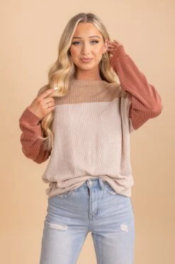 Take Chances Color Block Sweater