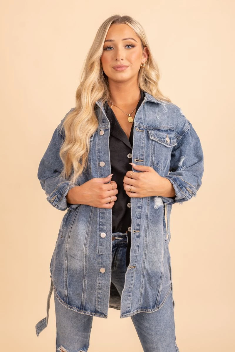 A Good Heart Oversized Denim Jacket 3 A Good Heart Oversized Denim Jacket
