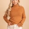 Chocolate Snuggle Up Knit Turtleneck Top 1 Chocolate Snuggle Up Knit Turtleneck Top -Outlet Bella Ella Boutique Store 4 56539fc2 33e4 40db aeed 3070862a1b9e 5000x