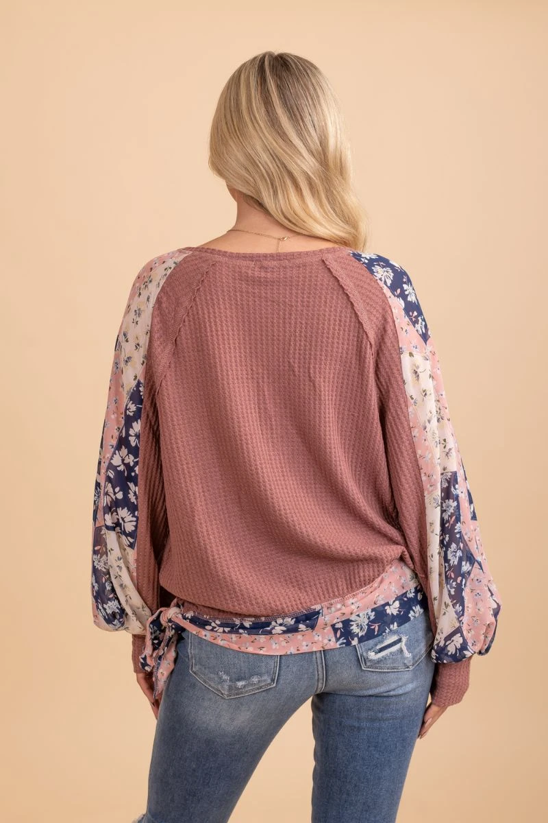 Marigold Medley Faux Wrap Top 5 Marigold Medley Faux Wrap Top - Image 3