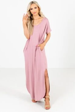 A Thousand Years Maxi Dress 30 A Thousand Years Maxi Dress -Outlet Bella Ella Boutique Store A Thousand Years Pink Dress Front 5000x