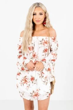 Always My Dream White Floral Mini Dress