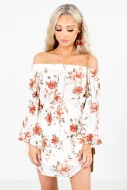 Always My Dream White Floral Mini Dress 13 Always My Dream White Floral Mini Dress -Outlet Bella Ella Boutique Store AlwaysMyDreamWhiteDressFront 5000x