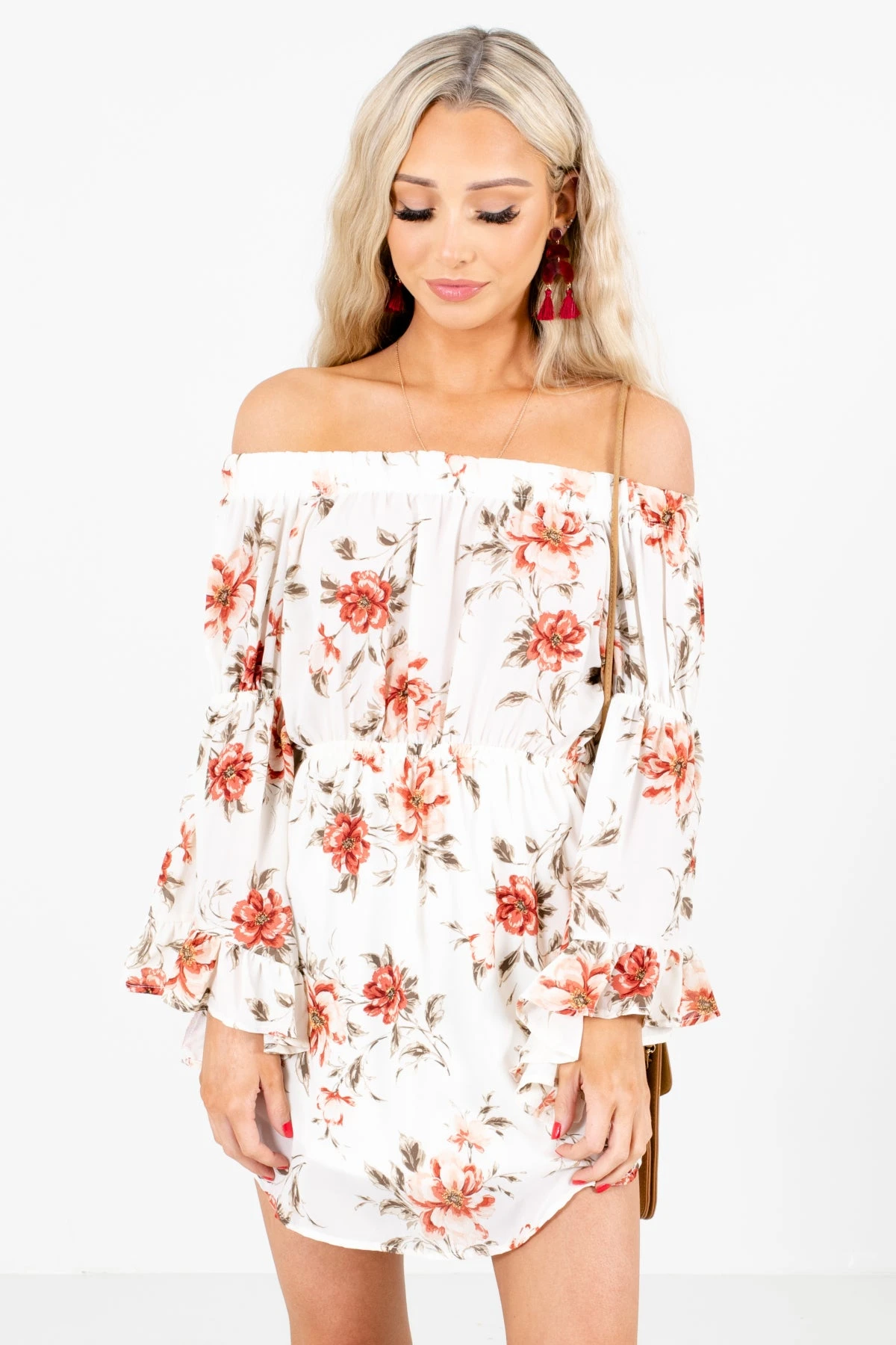 Always My Dream White Floral Mini Dress 8 Always My Dream White Floral Mini Dress - Image 6