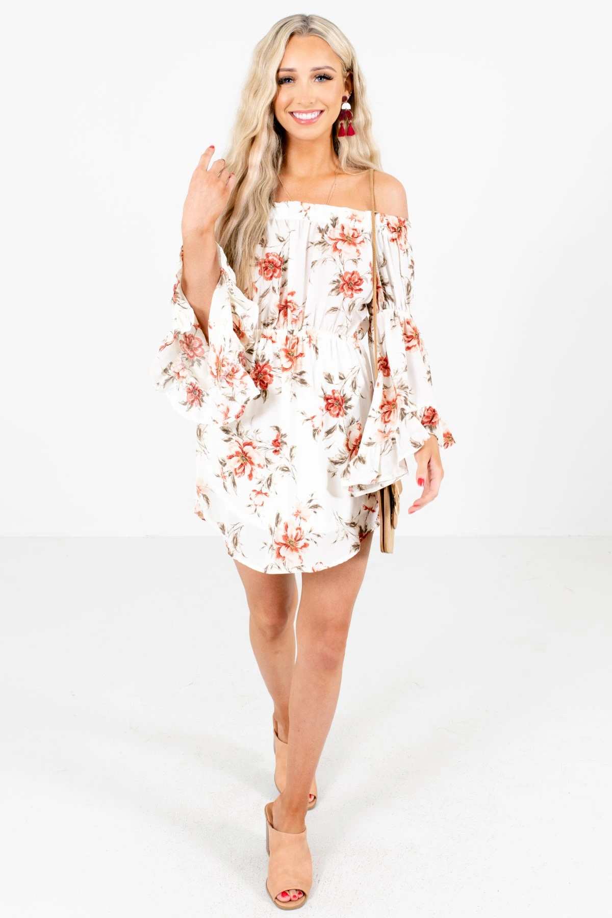 Always My Dream White Floral Mini Dress 6 Always My Dream White Floral Mini Dress - Image 4
