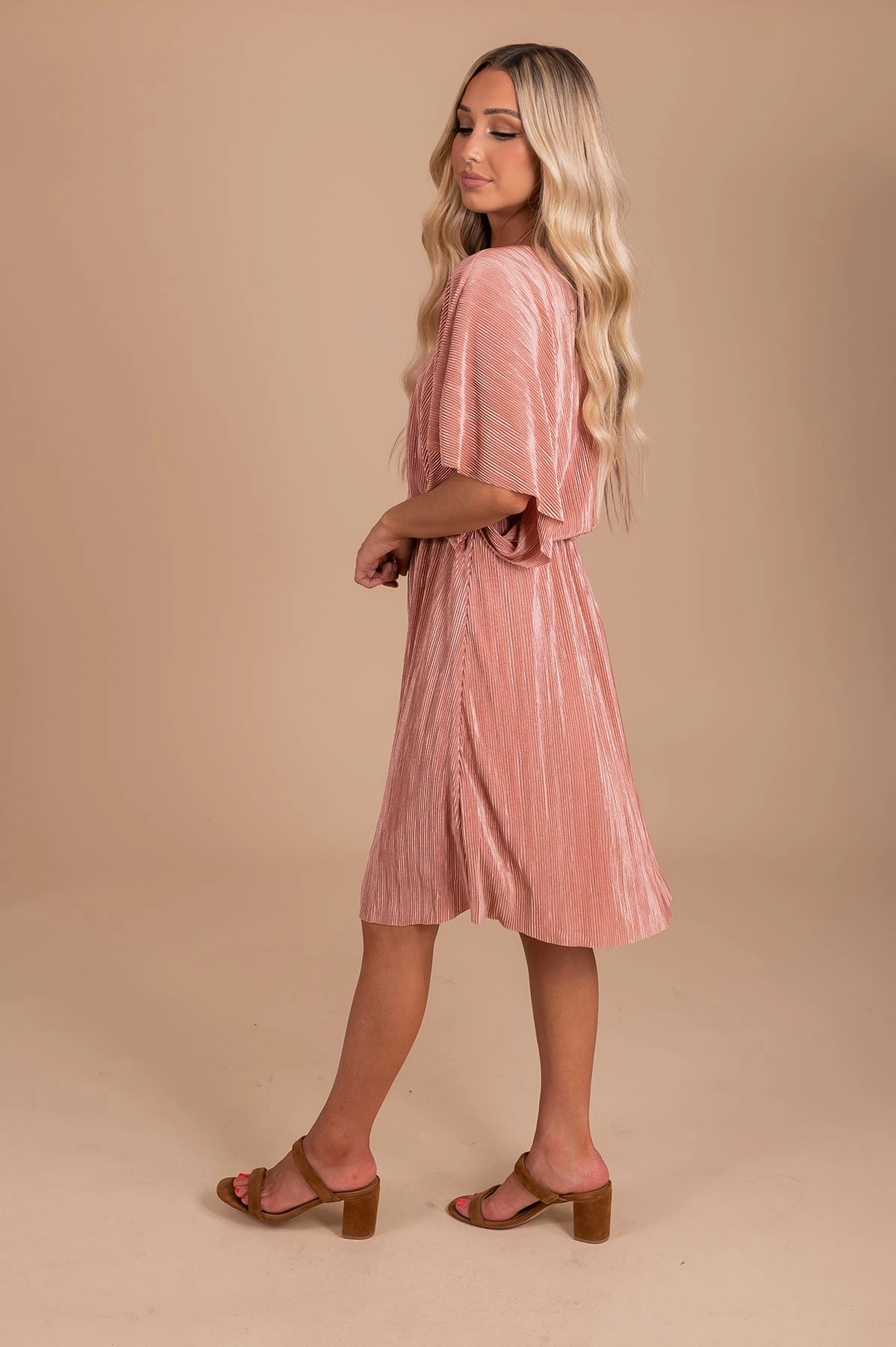 In The Limelight Ribbed Knee-Length Dress 8 In The Limelight Ribbed Knee-Length Dress - Image 6