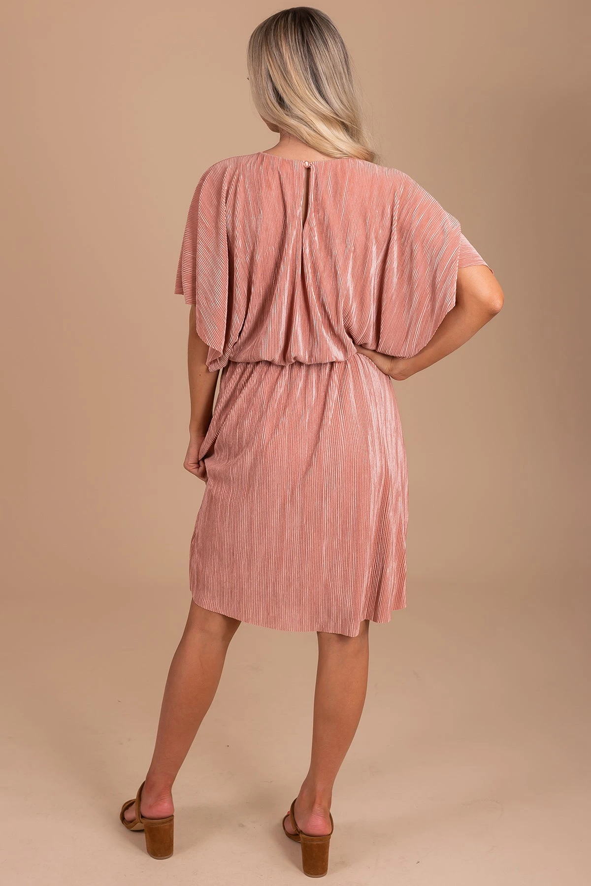 In The Limelight Ribbed Knee-Length Dress 10 In The Limelight Ribbed Knee-Length Dress - Image 8