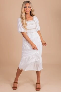 Romantic Muse Embroidered Midi Dress - White 11 Romantic Muse Embroidered Midi Dress - White -Outlet Bella Ella Boutique Store BELLAELLA5.5.21 2472 5000x