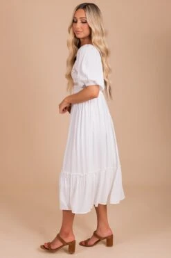 Romantic Muse Embroidered Midi Dress - White 9 Romantic Muse Embroidered Midi Dress - White -Outlet Bella Ella Boutique Store BELLAELLA5.5.21 2507 5000x