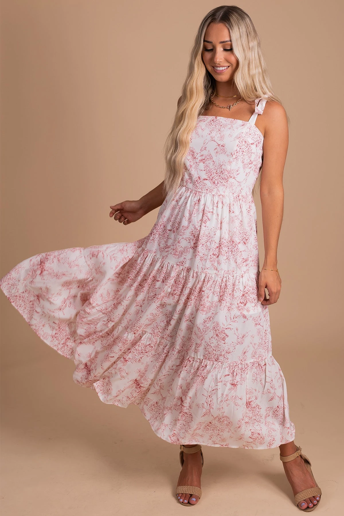 Rooftop Gardens Floral Maxi Dress 3 Rooftop Gardens Floral Maxi Dress