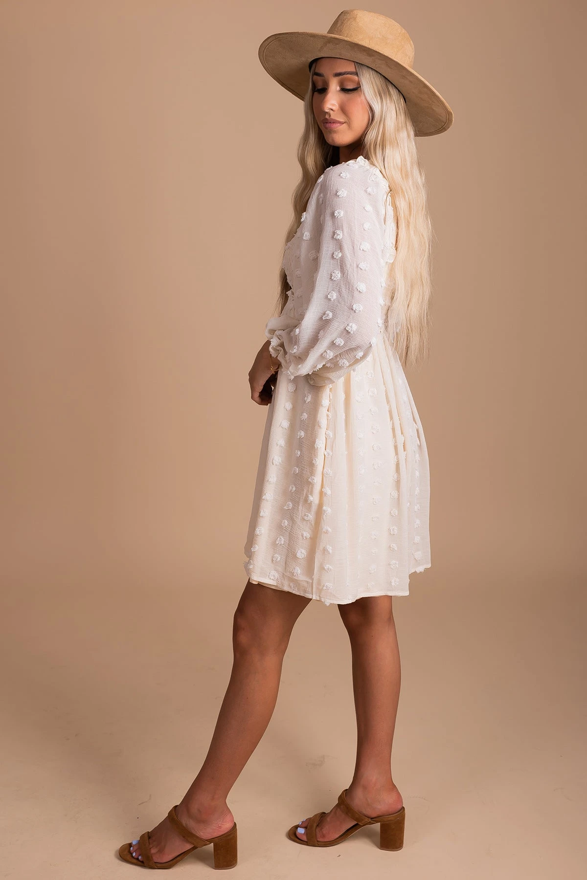 Into A Reverie Swiss Dot Mini Dress 5 Into A Reverie Swiss Dot Mini Dress - Image 3