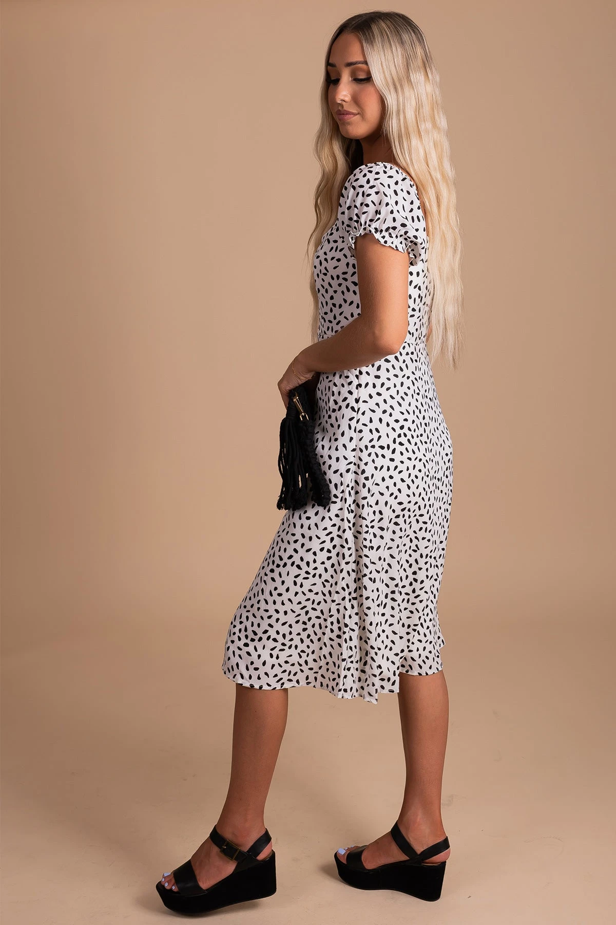 Timeless Love Patterned Midi Dress 5 Timeless Love Patterned Midi Dress - Image 3