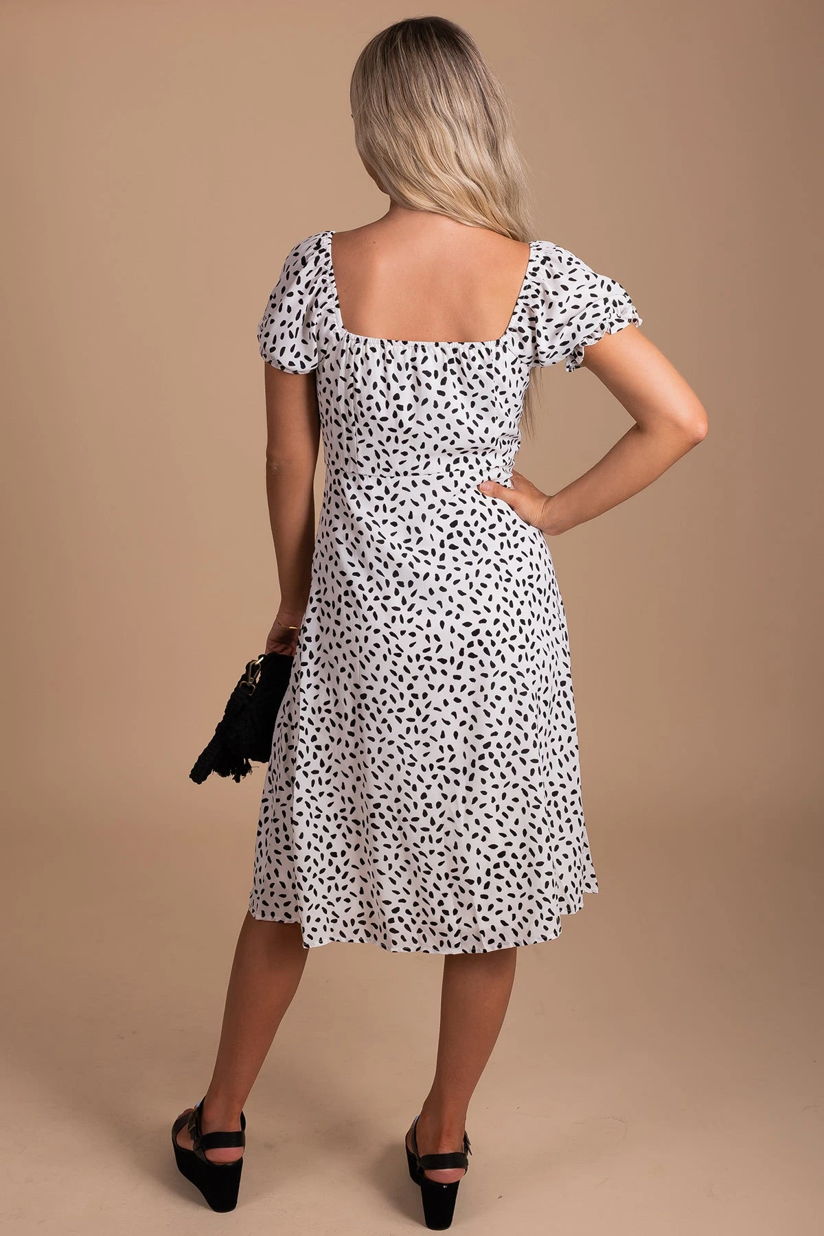 Timeless Love Patterned Midi Dress 4 Timeless Love Patterned Midi Dress - Image 2