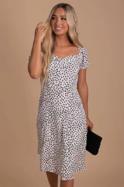 Timeless Love Patterned Midi Dress