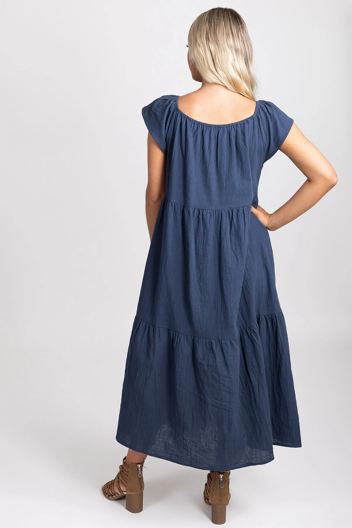 Just Daydreaming Button Front Midi Dress 9 Just Daydreaming Button Front Midi Dress - Image 7