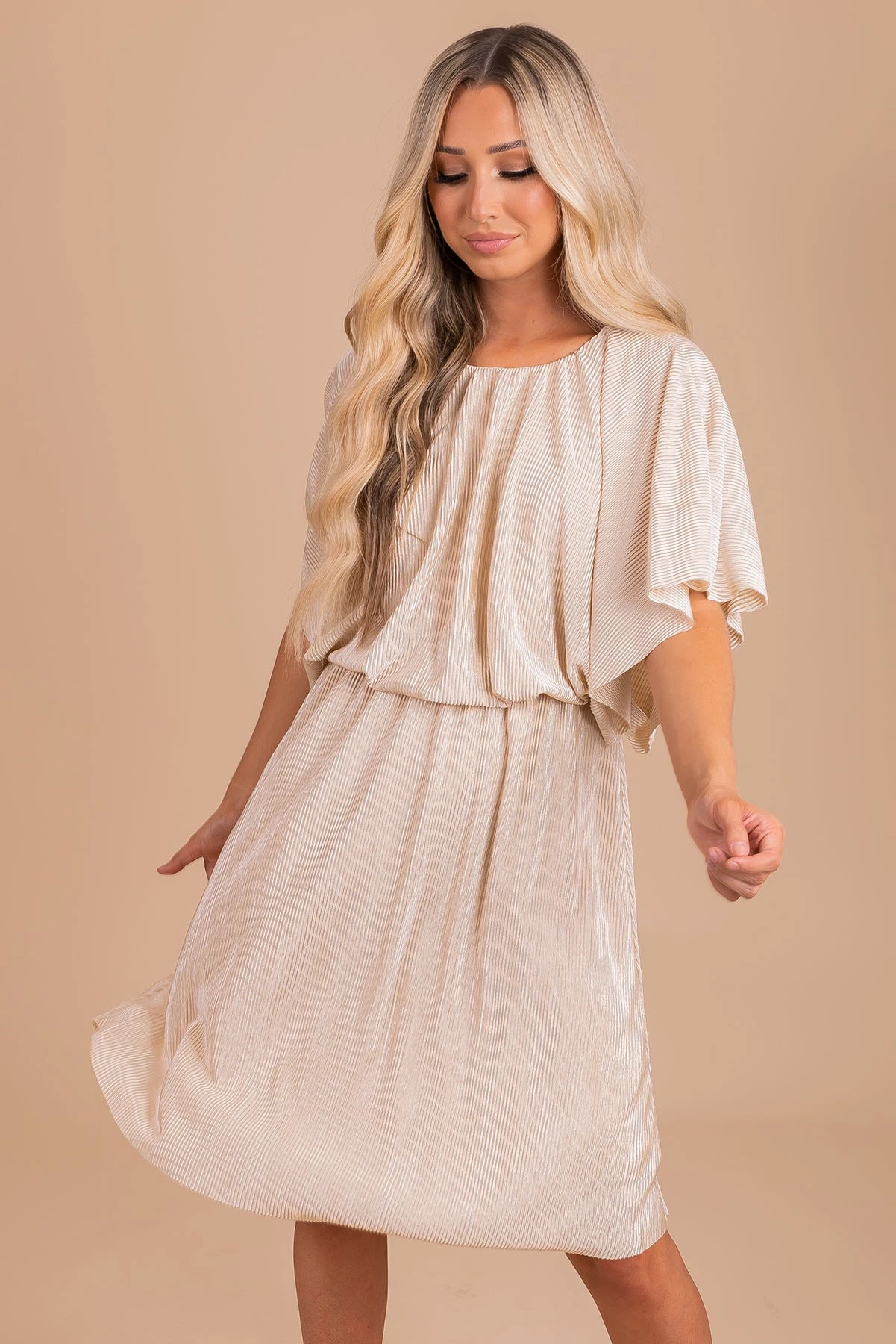 In The Limelight Ribbed Knee-Length Dress 11 In The Limelight Ribbed Knee-Length Dress - Image 9