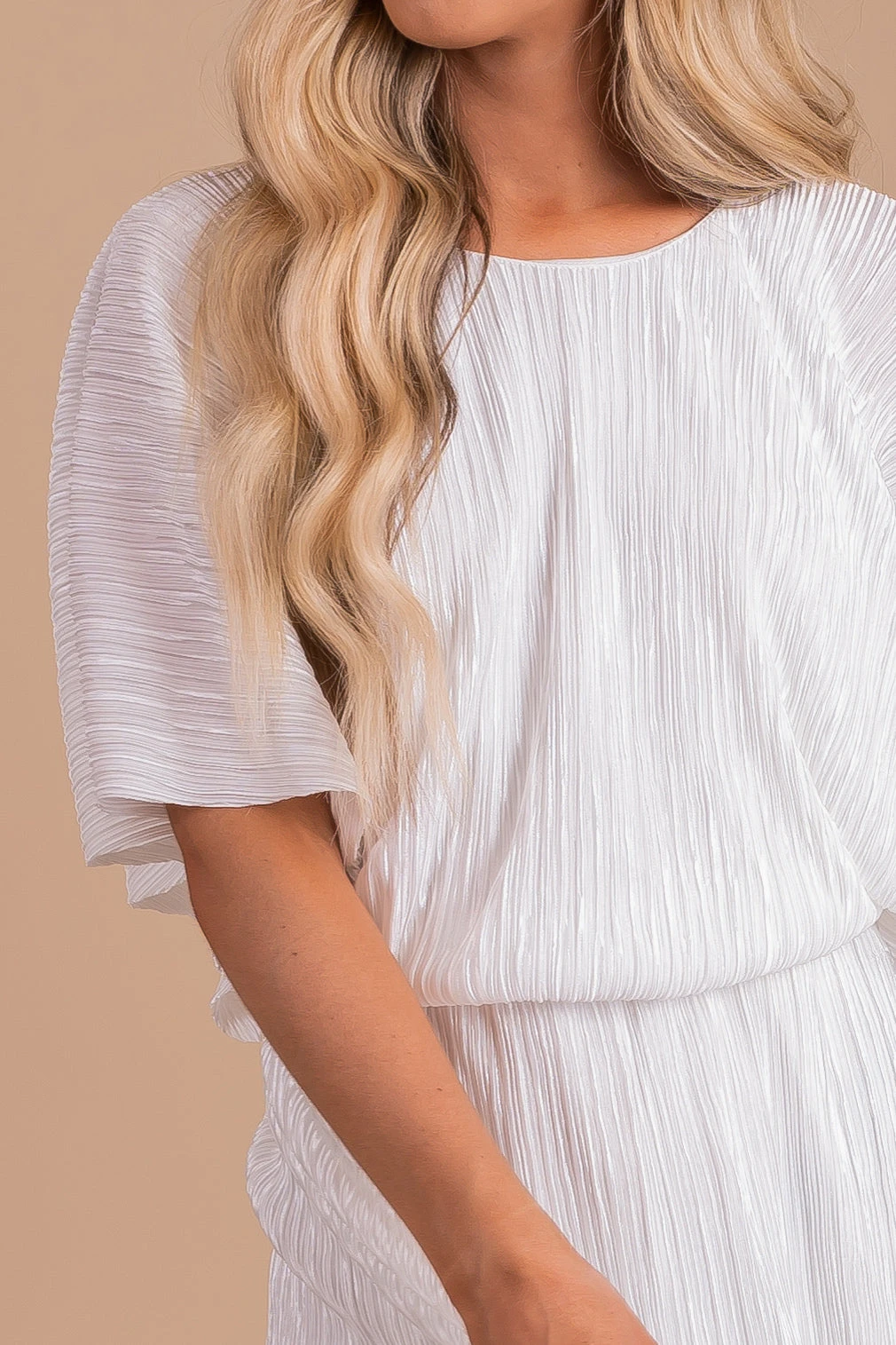 In The Limelight Ribbed Knee-Length Dress 5 In The Limelight Ribbed Knee-Length Dress - Image 3