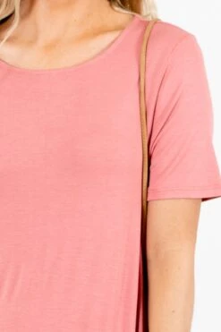 Beautiful Dream Knee-Length Dress 26 Beautiful Dream Knee-Length Dress -Outlet Bella Ella Boutique Store BeautifulDreamPinkDressDetail 5000x