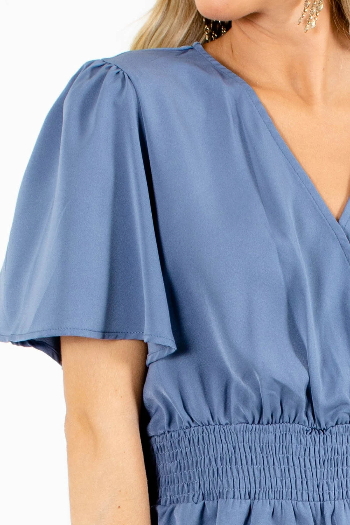 Before You Go Blue Knee-Length Dress 5 Before You Go Blue Knee-Length Dress - Image 3