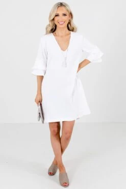 Believe You Can White Mini Dress 13 Believe You Can White Mini Dress -Outlet Bella Ella Boutique Store BelieveYouCanWhiteDressFullFront 5000x