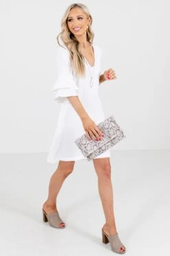 Believe You Can White Mini Dress 14 Believe You Can White Mini Dress -Outlet Bella Ella Boutique Store BelieveYouCanWhiteDressSide 5000x