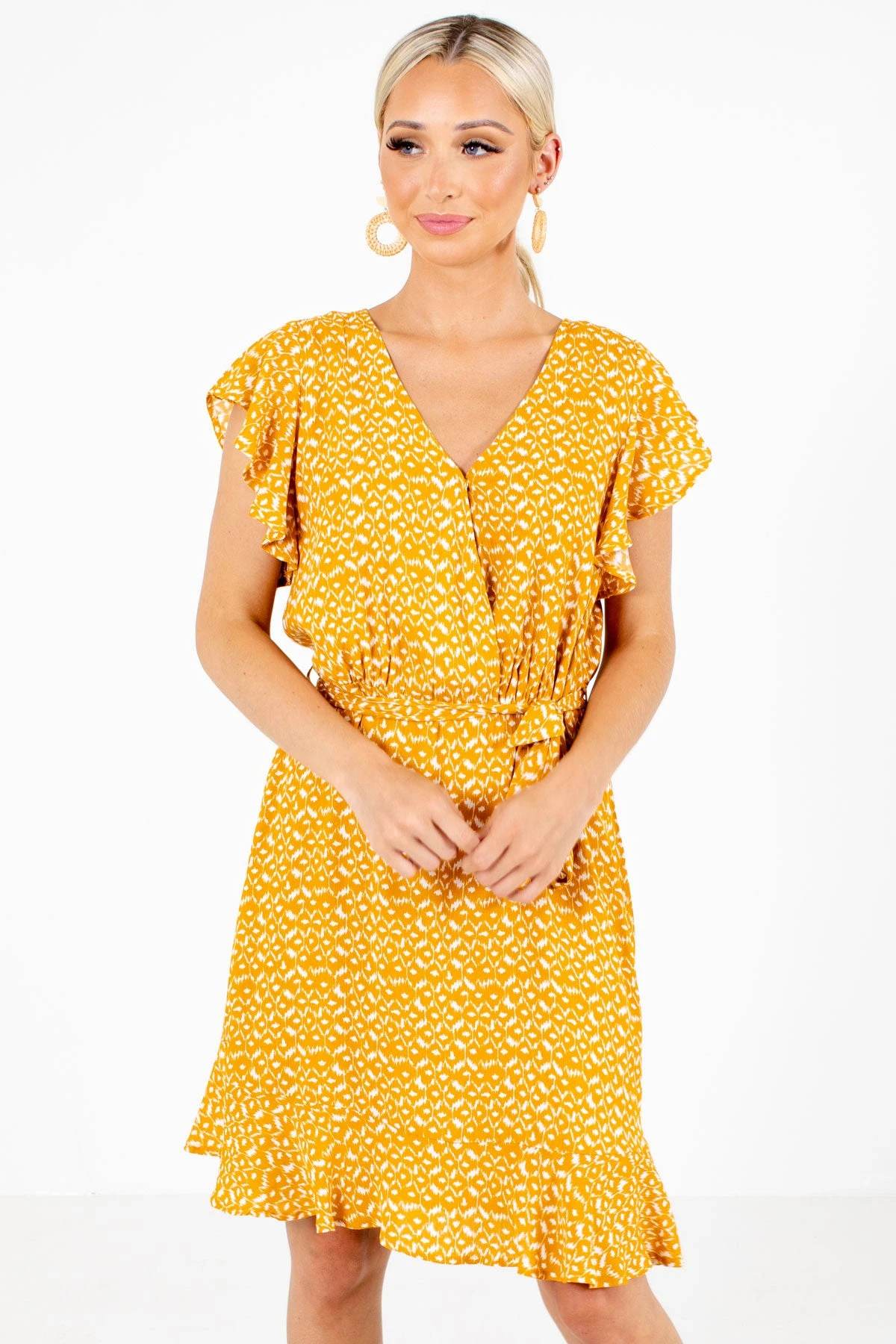Bold Type Patterned Mini Dress 3 Bold Type Patterned Mini Dress