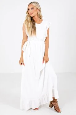 Brightest Days White Maxi Dress