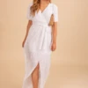Call You Mine Ribbed Maxi Dress - White