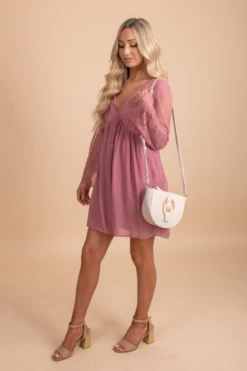 Can't Say Goodnight Mini Dress -Outlet Bella Ella Boutique Store Can tSayGoodnightMiniDress Sidepink 5000x