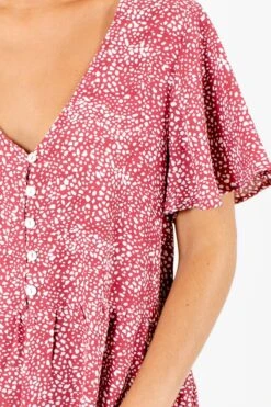 Cheers To You Patterned Mini Dress 23 Cheers To You Patterned Mini Dress -Outlet Bella Ella Boutique Store Cheers to You Dress Detail 5000x