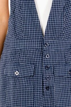 Classy Gal Mini Dress -Outlet Bella Ella Boutique Store ClassyGalDressBlueDetail 5000x