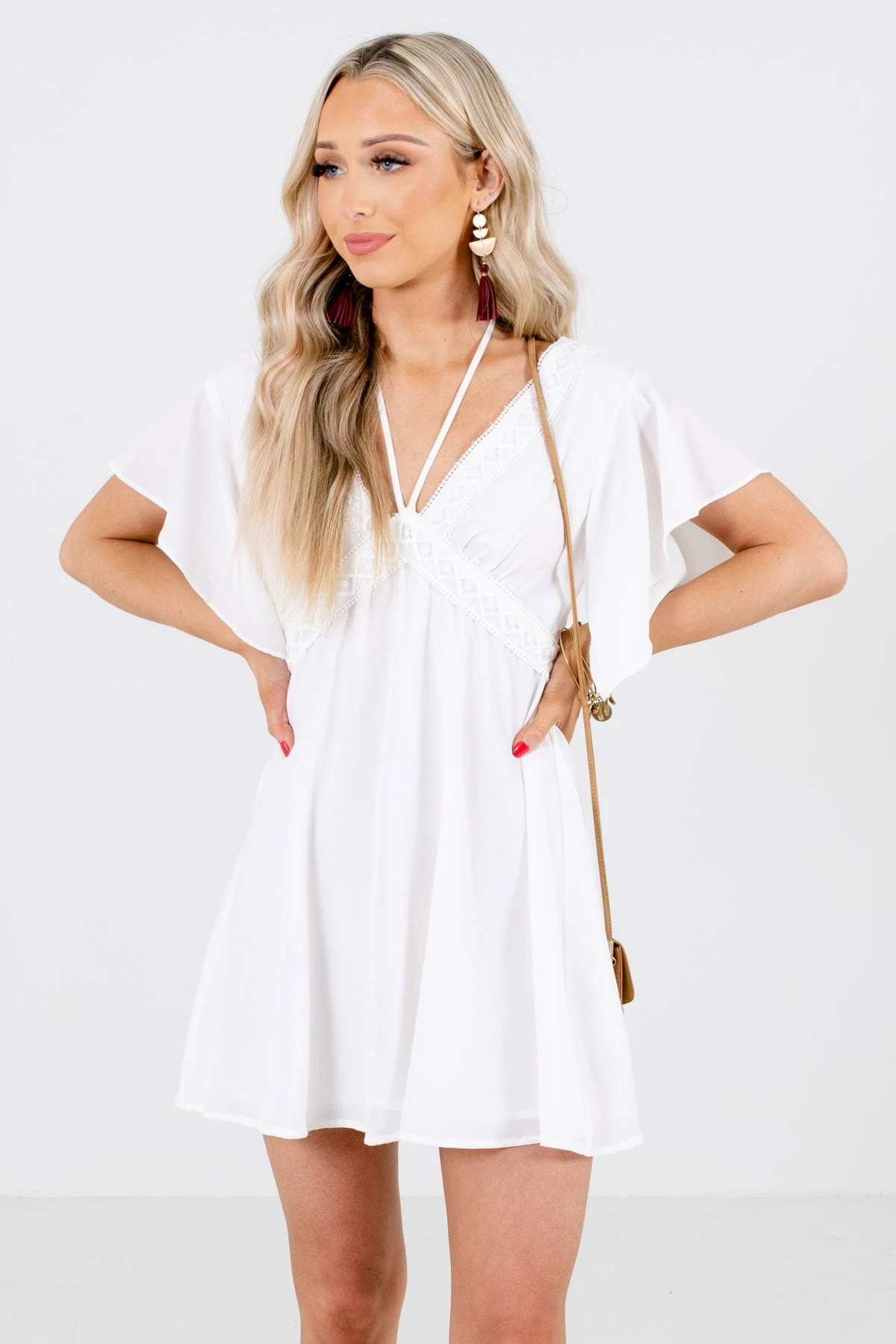 Cornelia Street White Mini Dress 8 Cornelia Street White Mini Dress - Image 6
