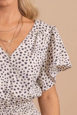 Daring Daydreams Mini Dress -Outlet Bella Ella Boutique Store DaringDaydreamsMiniDressWhiteDetail 5000x