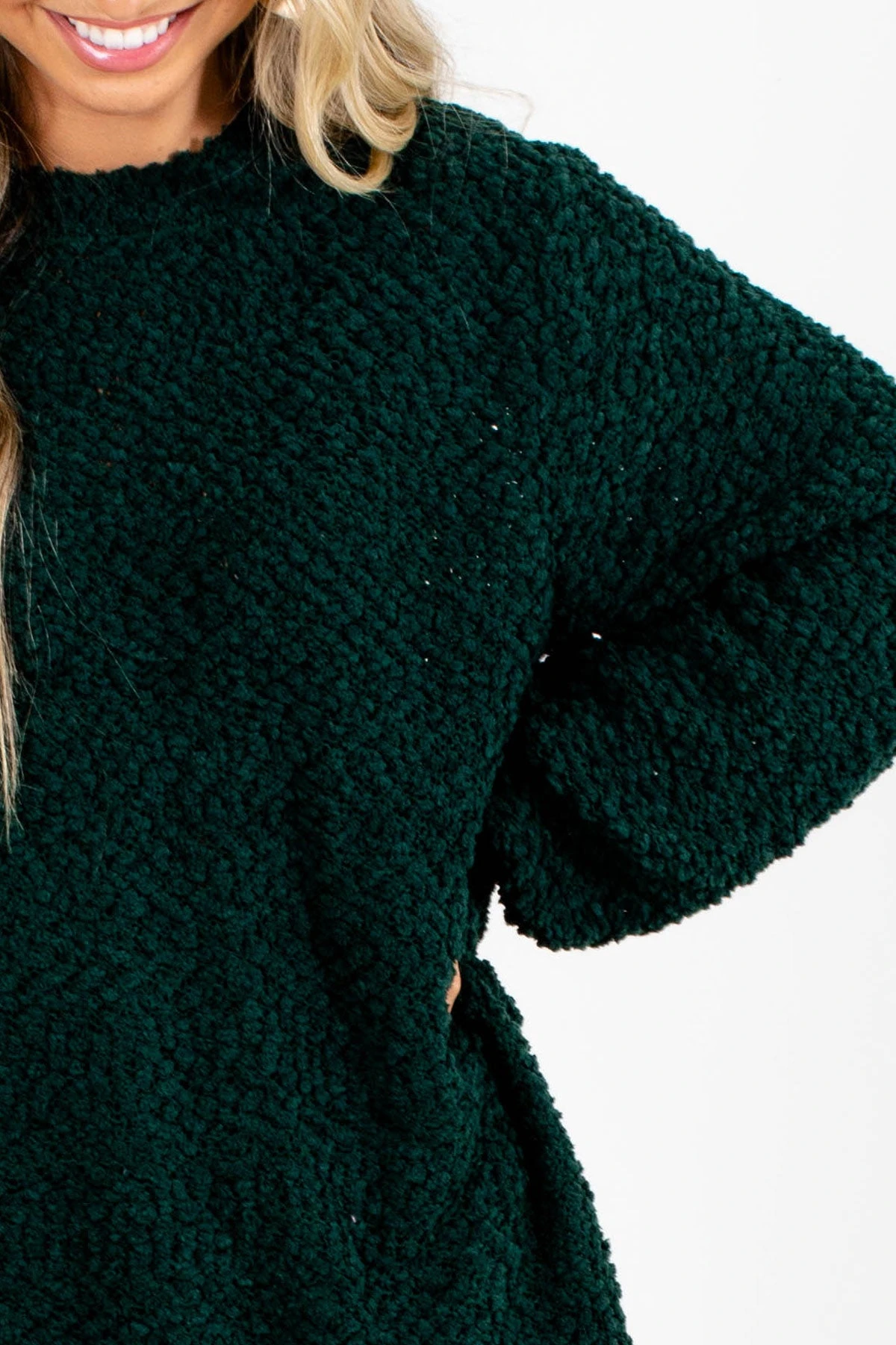 Don't Mention It Popcorn Knit Sweater 12 Don't Mention It Popcorn Knit Sweater - Image 10