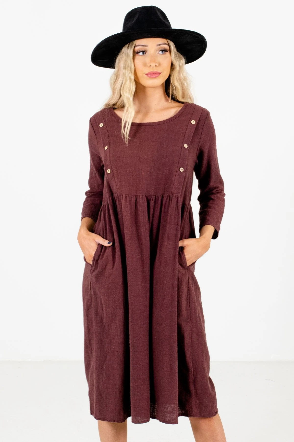 Embrace Your Beauty Purple Knee-Length Dress 3 Embrace Your Beauty Purple Knee-Length Dress