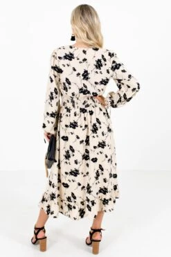 Endless Enchantment Floral Midi Dress -Outlet Bella Ella Boutique Store EndlessEnchantmentDressBack 5000x