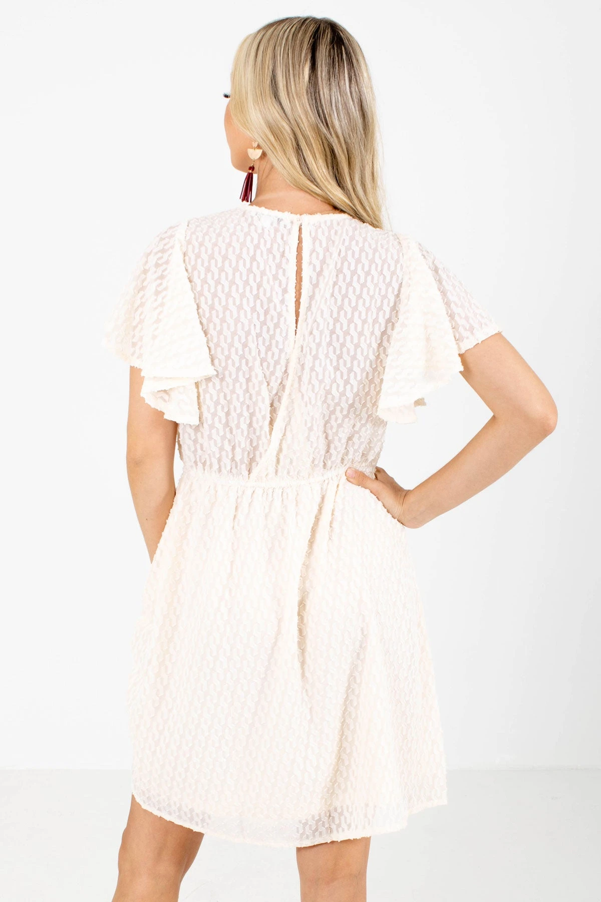 Forward Thinking Textured Mini Dress 4 Forward Thinking Textured Mini Dress - Image 2