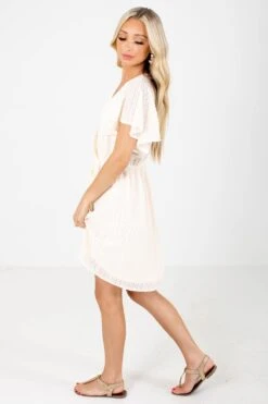 Forward Thinking Textured Mini Dress 13 Forward Thinking Textured Mini Dress -Outlet Bella Ella Boutique Store Forward Thinking Cream Dress Side 5000x